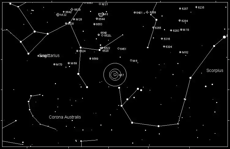 Messier 7 Finder