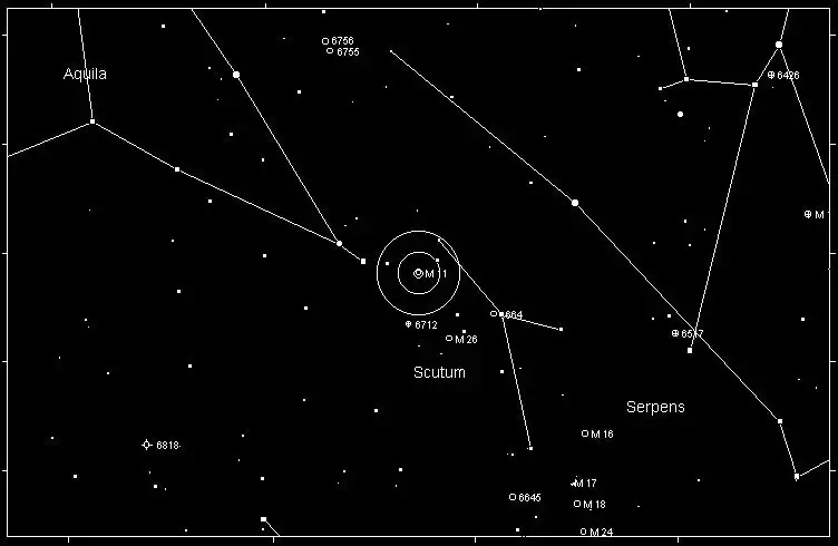 Messier 11 Finder