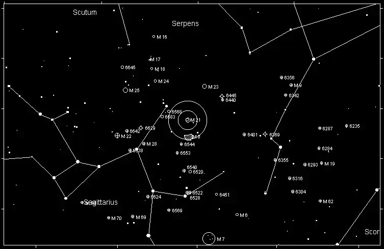 Messier 21 Finder