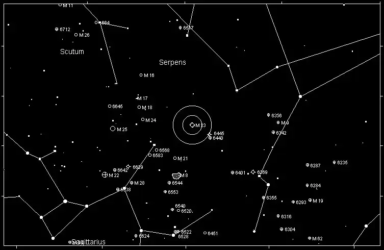 Messier 23 Finder