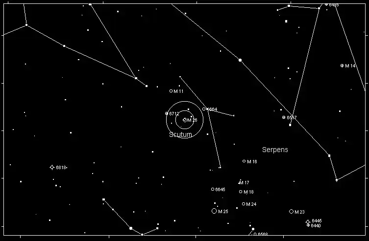 Messier 26 Finder